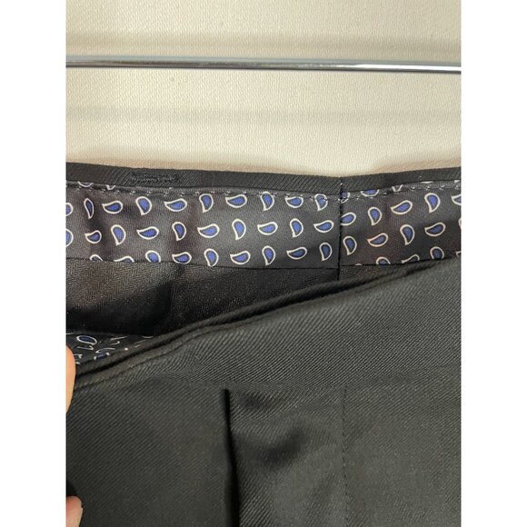 Lauren Ralph Lauren Men's Dress Pants 36W X 30L Black Polyester & Elastane - Picture 5 of 9